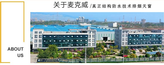 真正结构防水技术排烟天窗