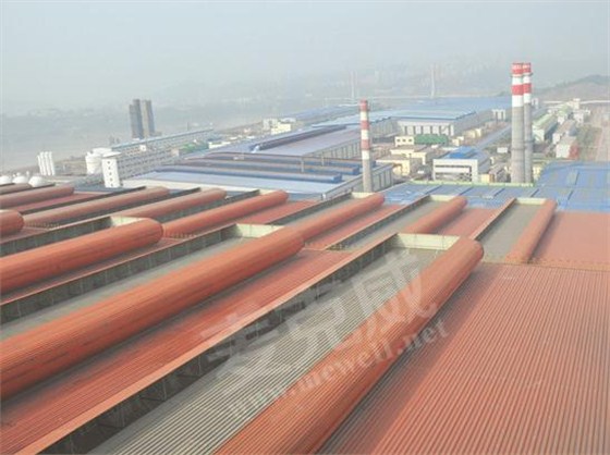 弧线型通风天窗