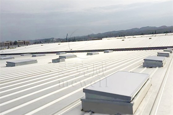 麦克威一字型电动采光排烟天窗