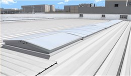 项目快讯：麦克威大力建设成都天府国际机场国航货运站三角型采光排烟天窗