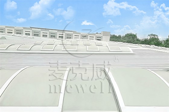 麦克威圆拱型通风天窗滑动式