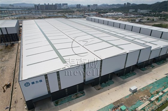 汕头风电三角形电动采光排烟天窗