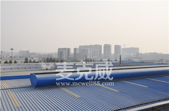 弧形气楼自然通风