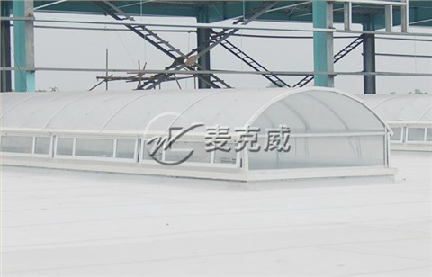 C3CT圆拱型电动采光排烟天窗(侧开式)