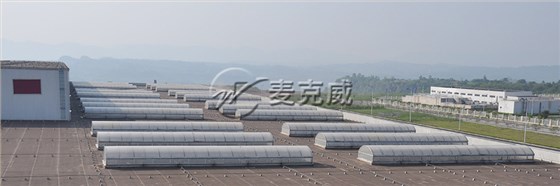 麦克威 侧开式圆拱型电动采光排烟天窗