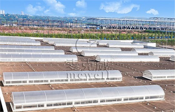 内蒙古圆拱型电动采光排烟天窗