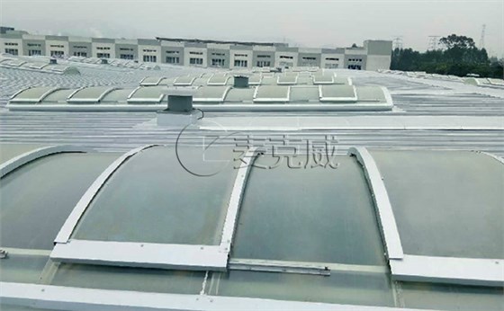广州普乐滑动式电动排烟天窗-工程案例