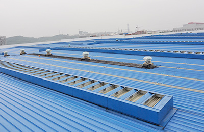 武汉船用机械总装厂房屋顶通风器