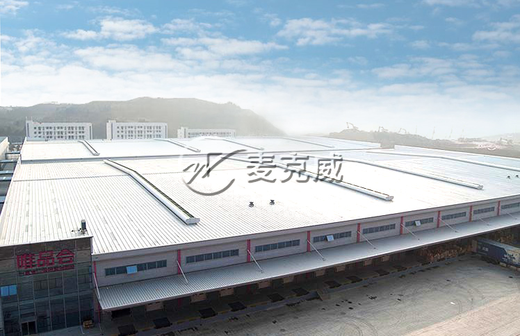 唯品会物流园仓储用房通风天窗工程项目