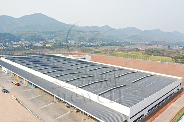 薄型排烟天窗并列风道