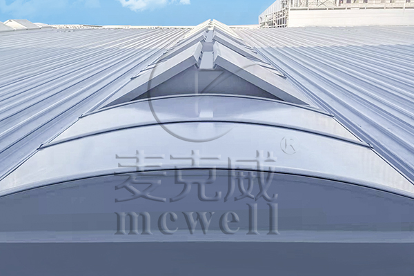 三角型+圆拱型组合式消防天窗