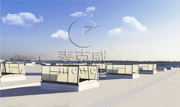 特斯拉超级工厂——上海一字型电动采光排烟天窗