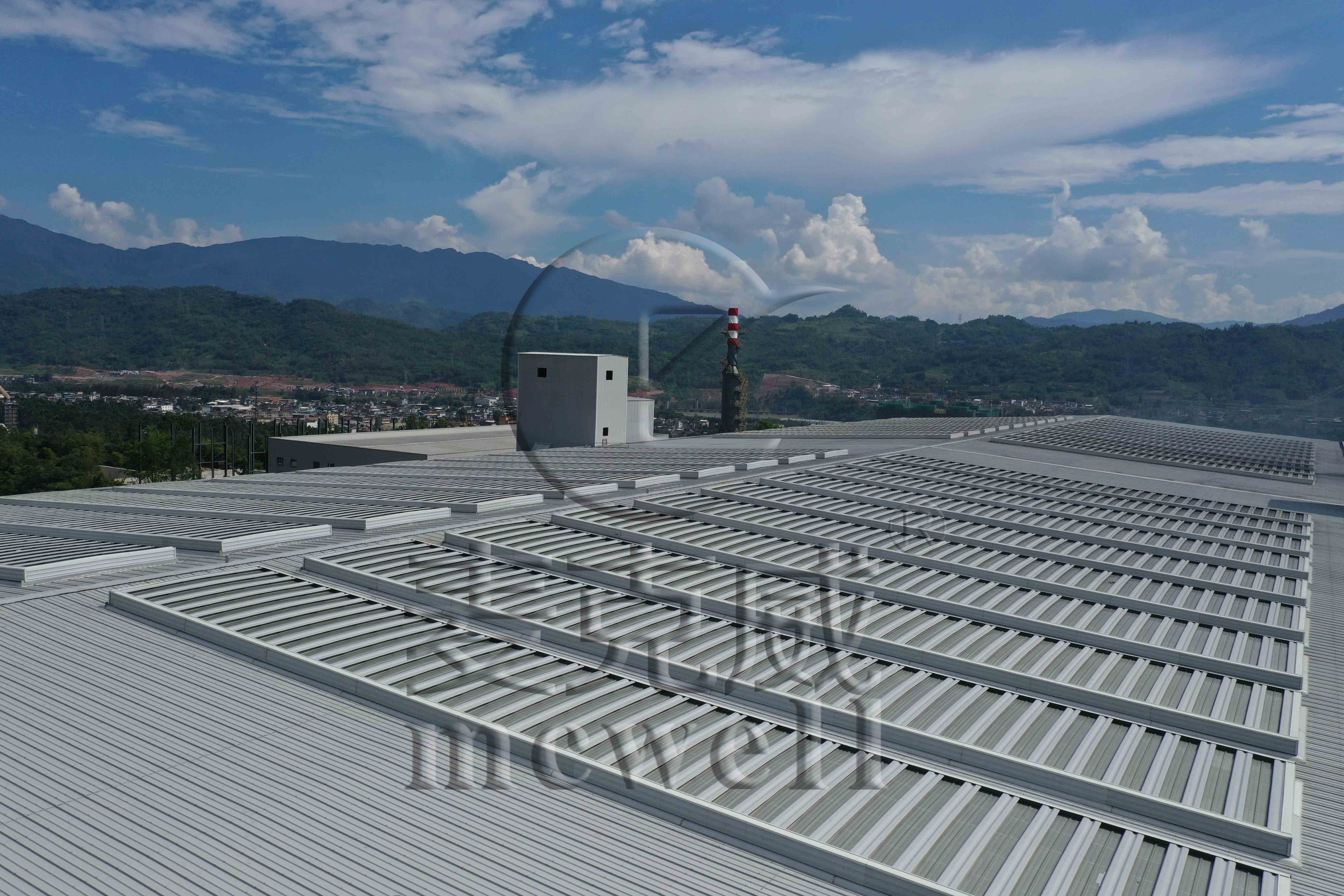 金汇能新材料10万吨锂电池负极材料生产基地项目-四川10B型薄型通风天窗
