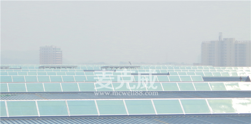 三角型电动采光排烟天窗