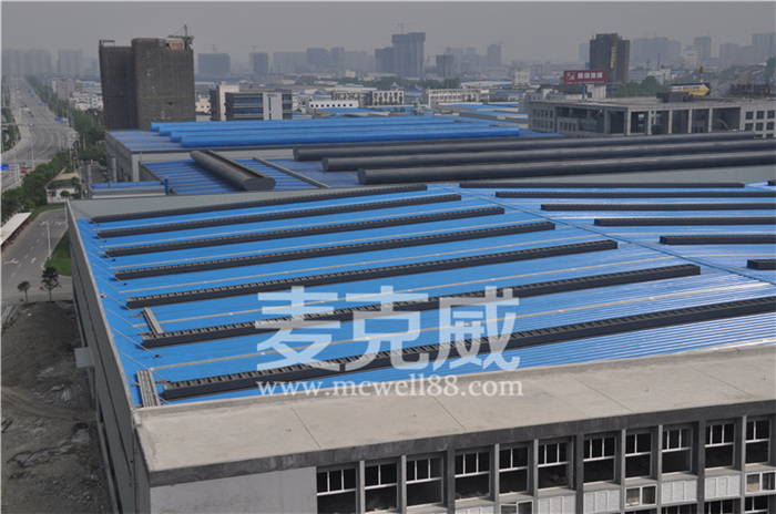 圆拱型采光天窗,开敞式通风天窗