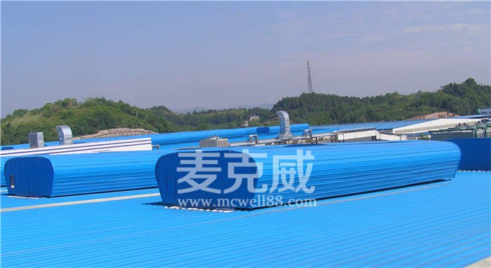 骨架片顺坡气楼