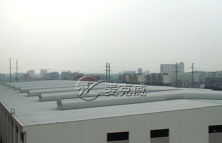 西子孚信机械制造业屋顶通风天窗工程