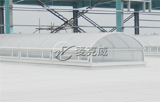 电动圆屋顶天窗
