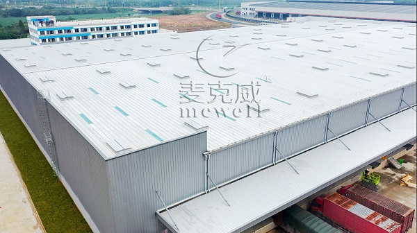 仓储物流厂房为何优选三角型电动采光排烟天窗